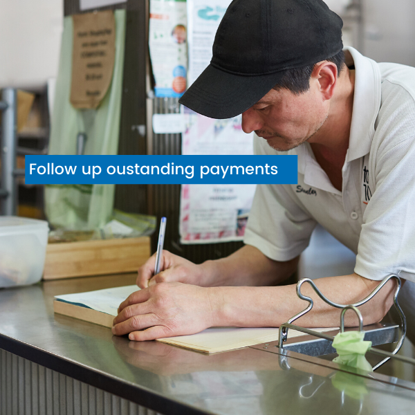 Follow up outstanding payments