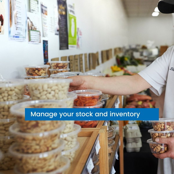 Manage your stock and inventory